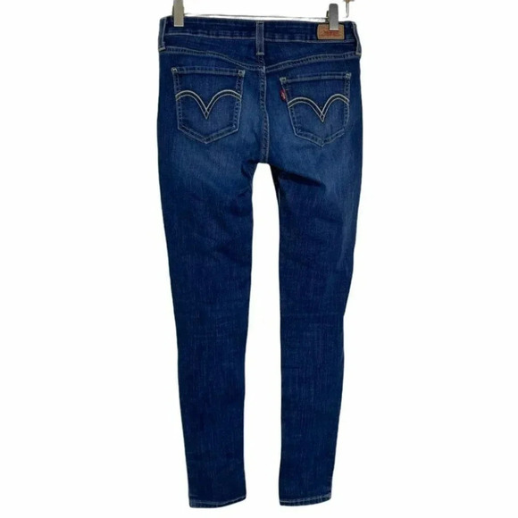 Levi's 535‎ leggings 7M blue jeans Retro Casual - Picture 2 of 5